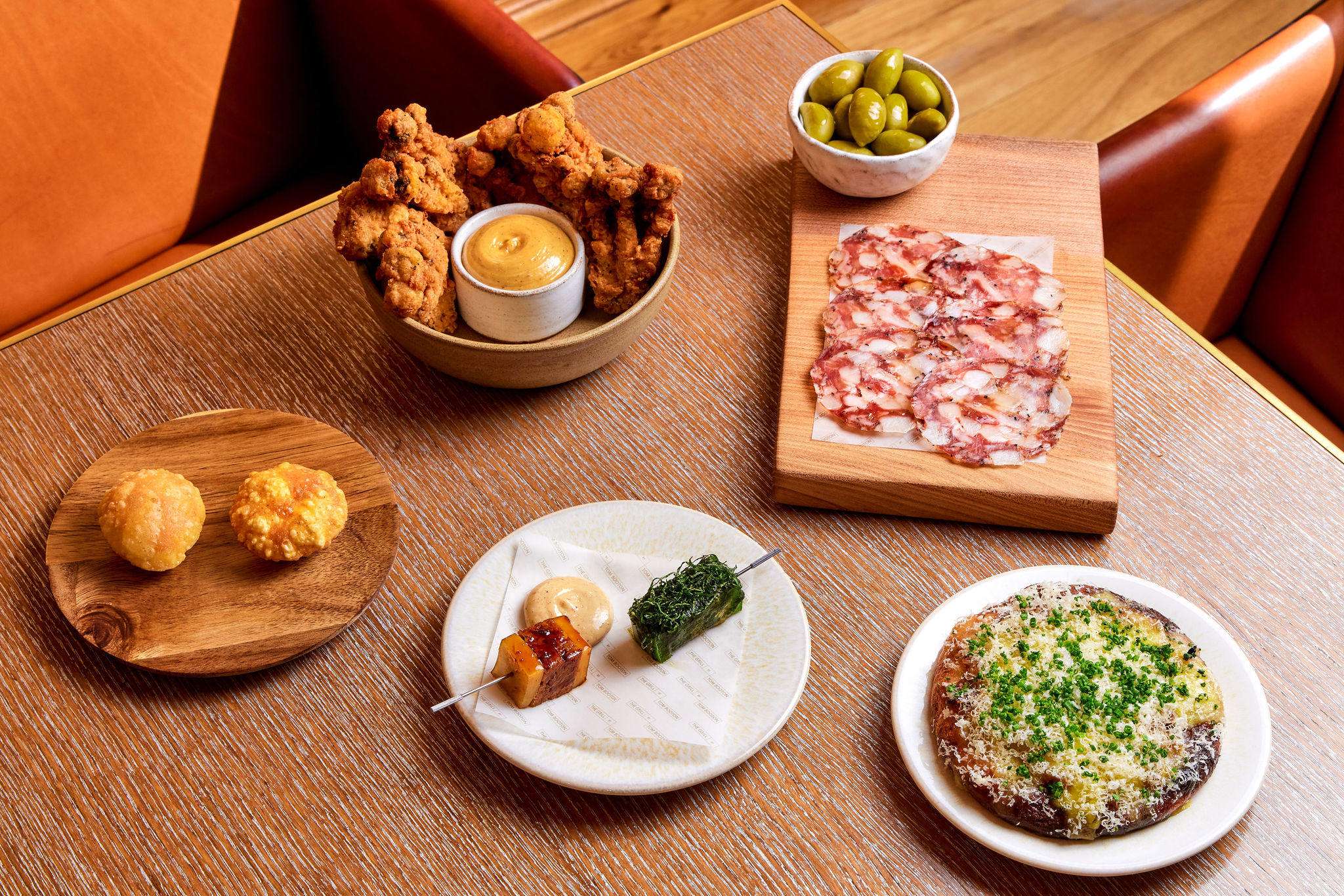 Sharing plates at The Grill by Tom Booton
