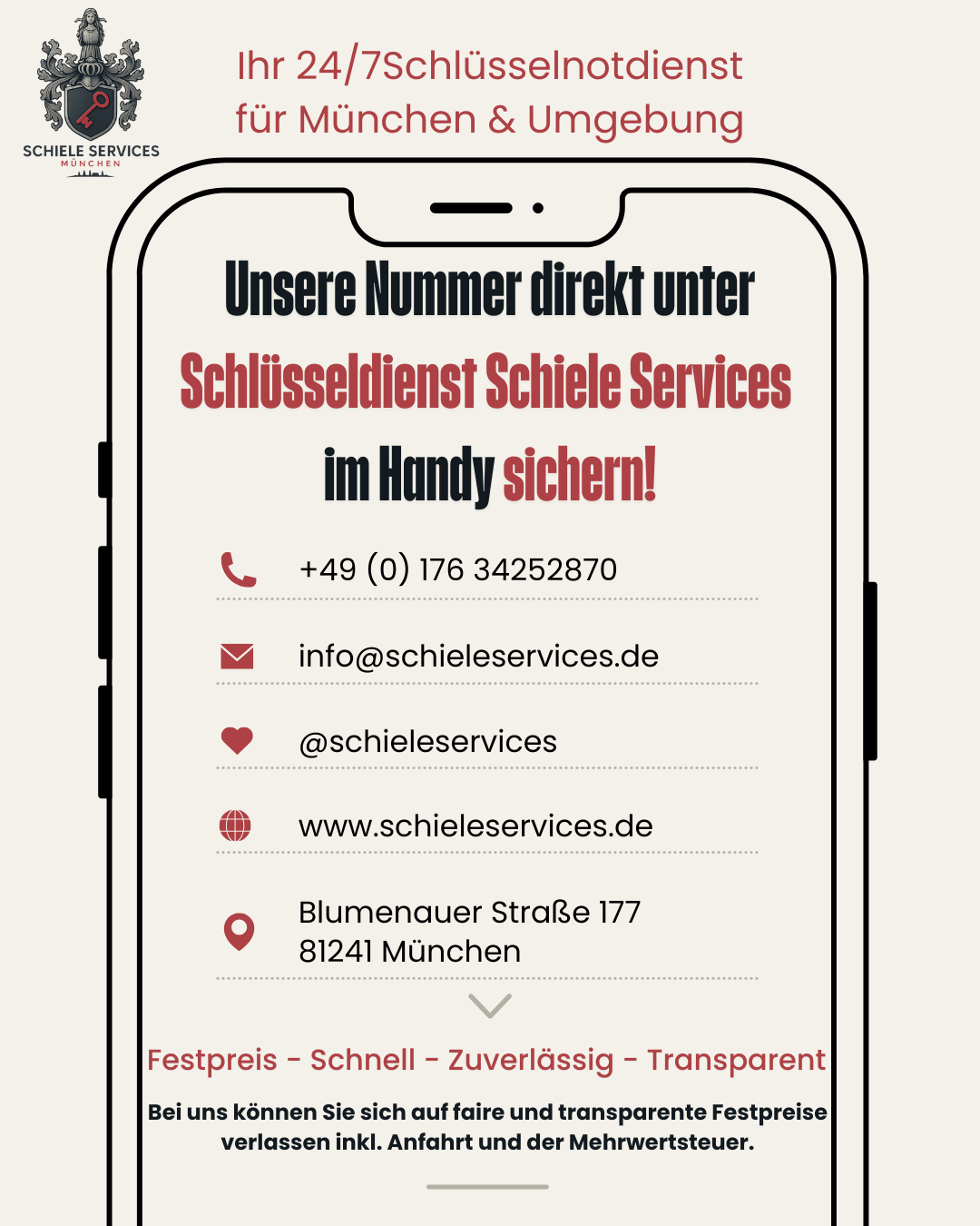 Schiele Services - Schlüsseldienst aus München-Pasing in München