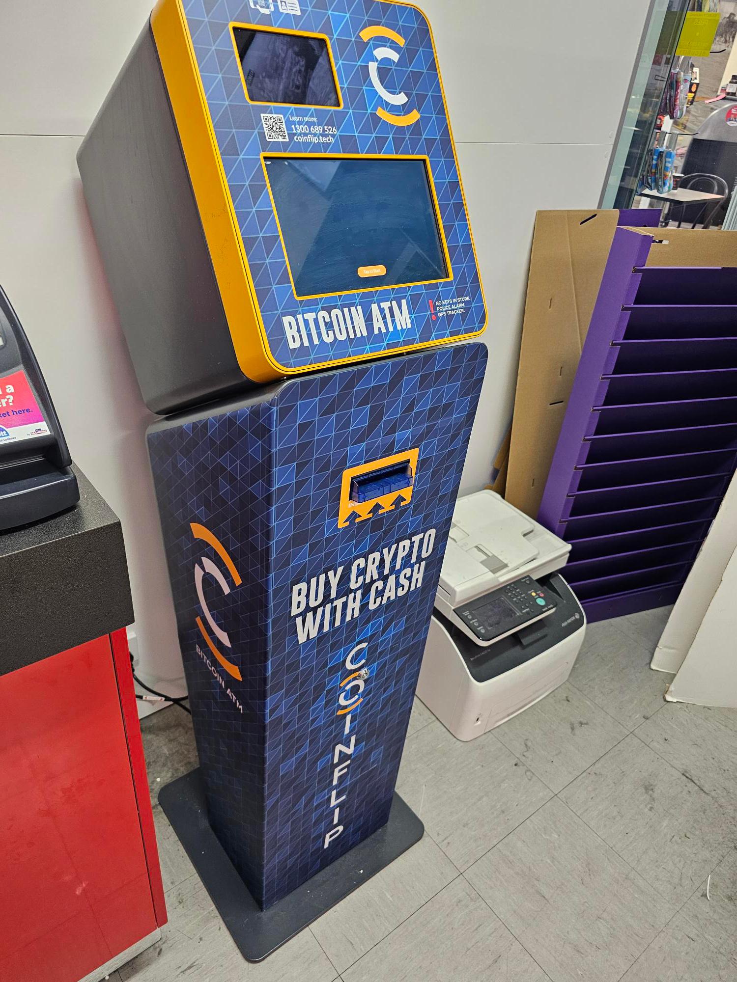 CoinFlip Bitcoin ATM - Clovercrest Newsagency (Modbury North) Modbury North (13) 0068 9526