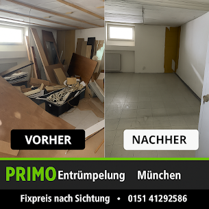 Primo Facility Solutions | Entrümpelung, Haushalts- & Wohnungsauflösung München, Nanga-Parbat-Straße 93 in München
