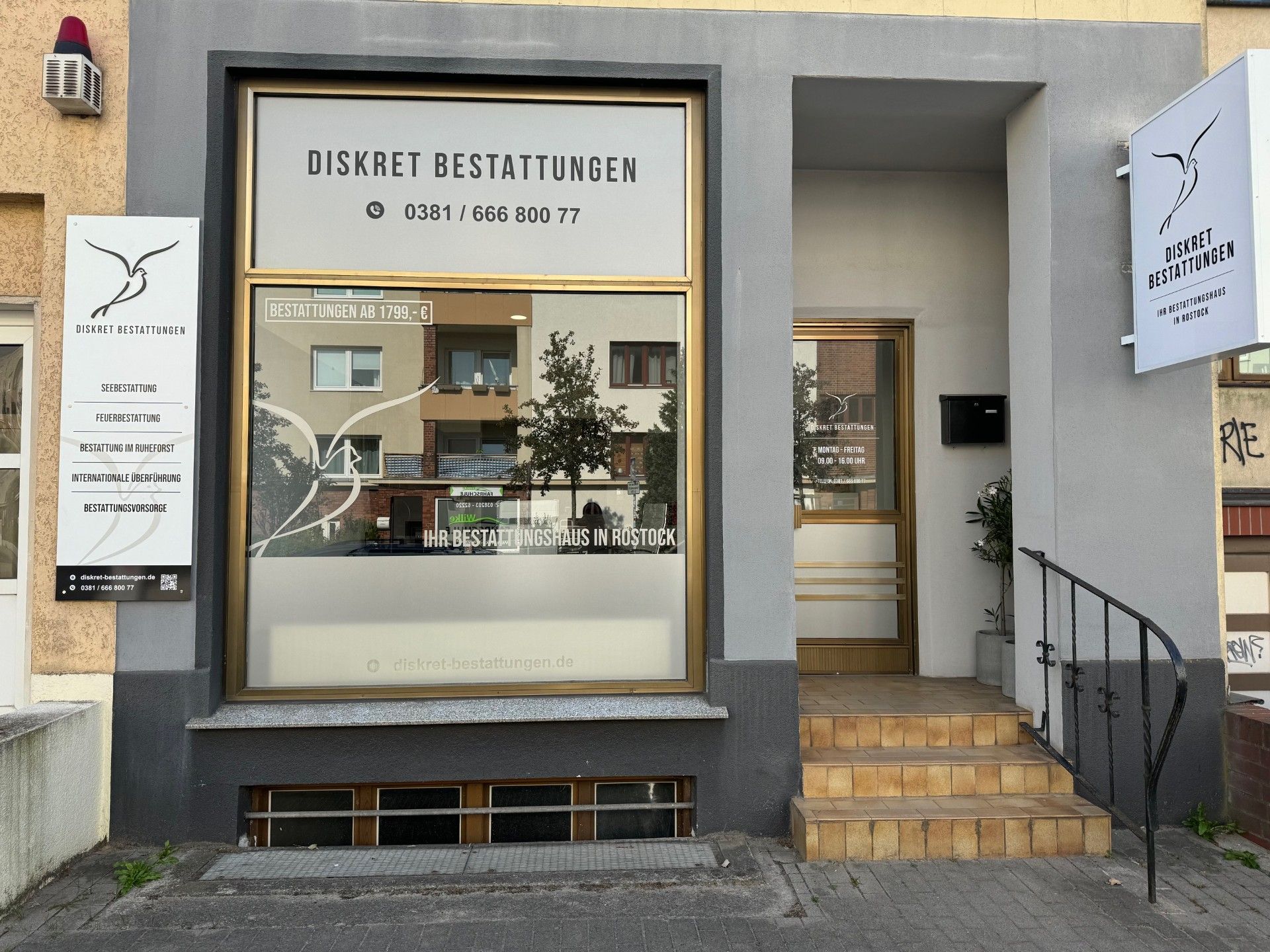 Diskret Bestattungen, Dethardingstraße 11 in Rostock