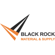 Black Rock Material and Supply Logo