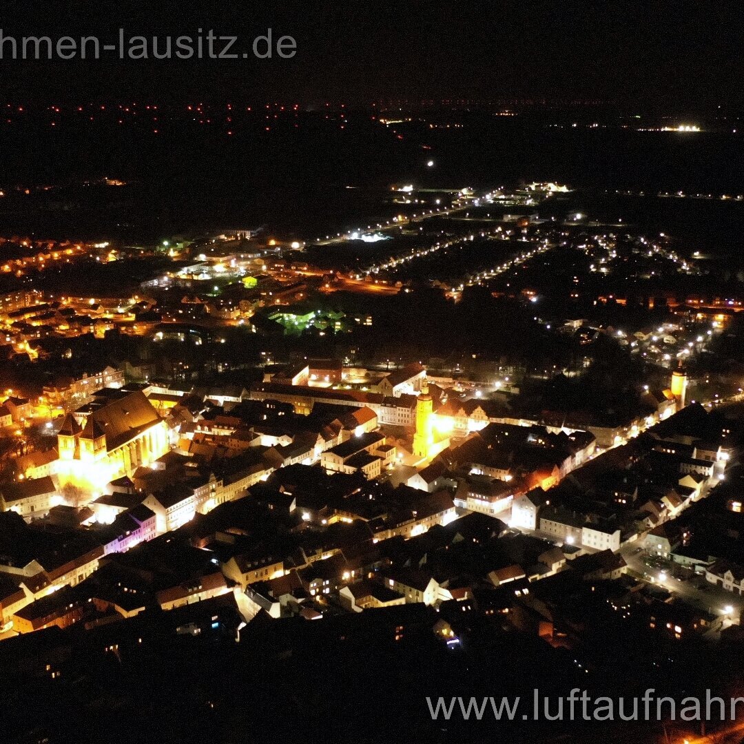 Luftaufnahmen Lausitz, Dresdener Straße 35 in Luckau