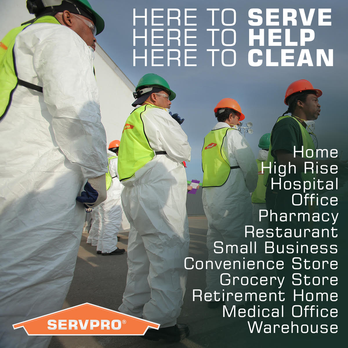 SERVPRO professionals are trained in adhering to the highest cleaning and sanitation standards.