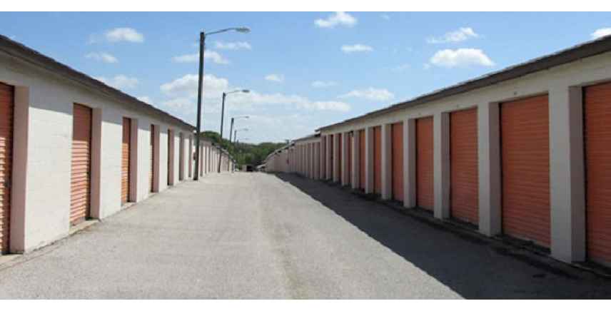 Variety of different size storage rentals