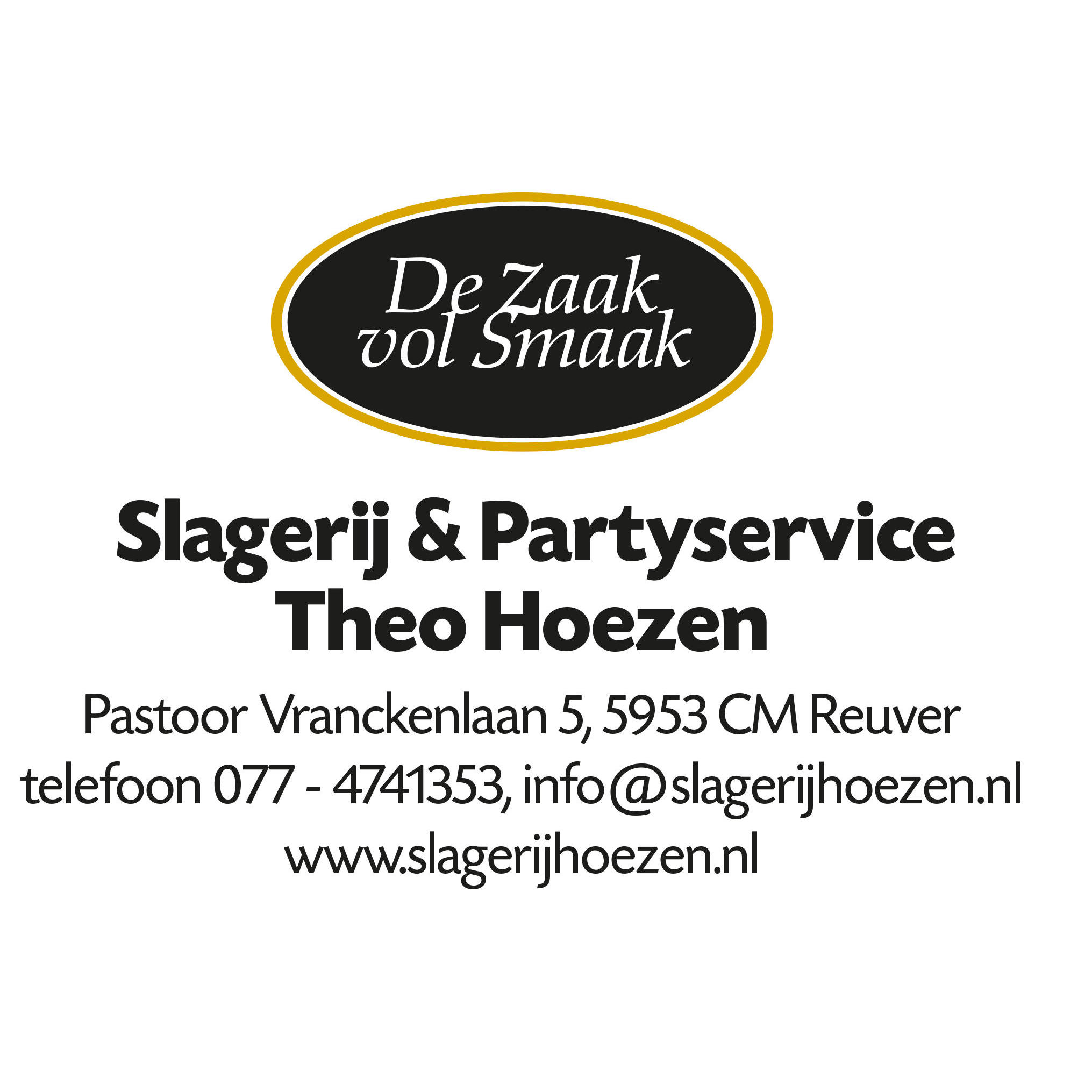 Slagerij en Partyservice Theo Hoezen Logo