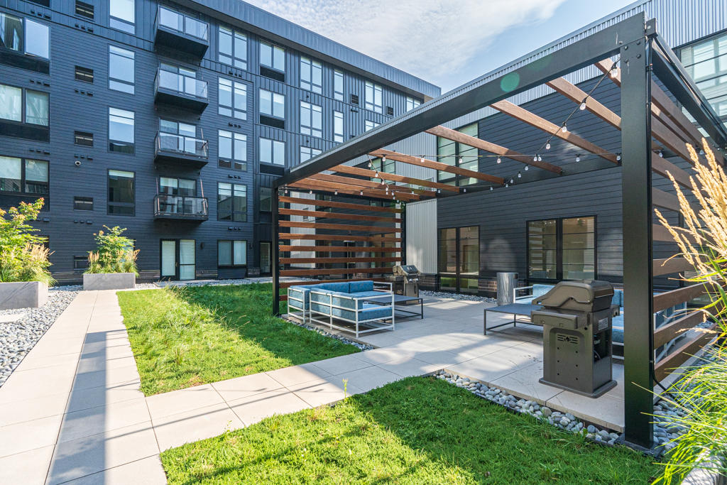 Outdoor Pergola Lounge Area