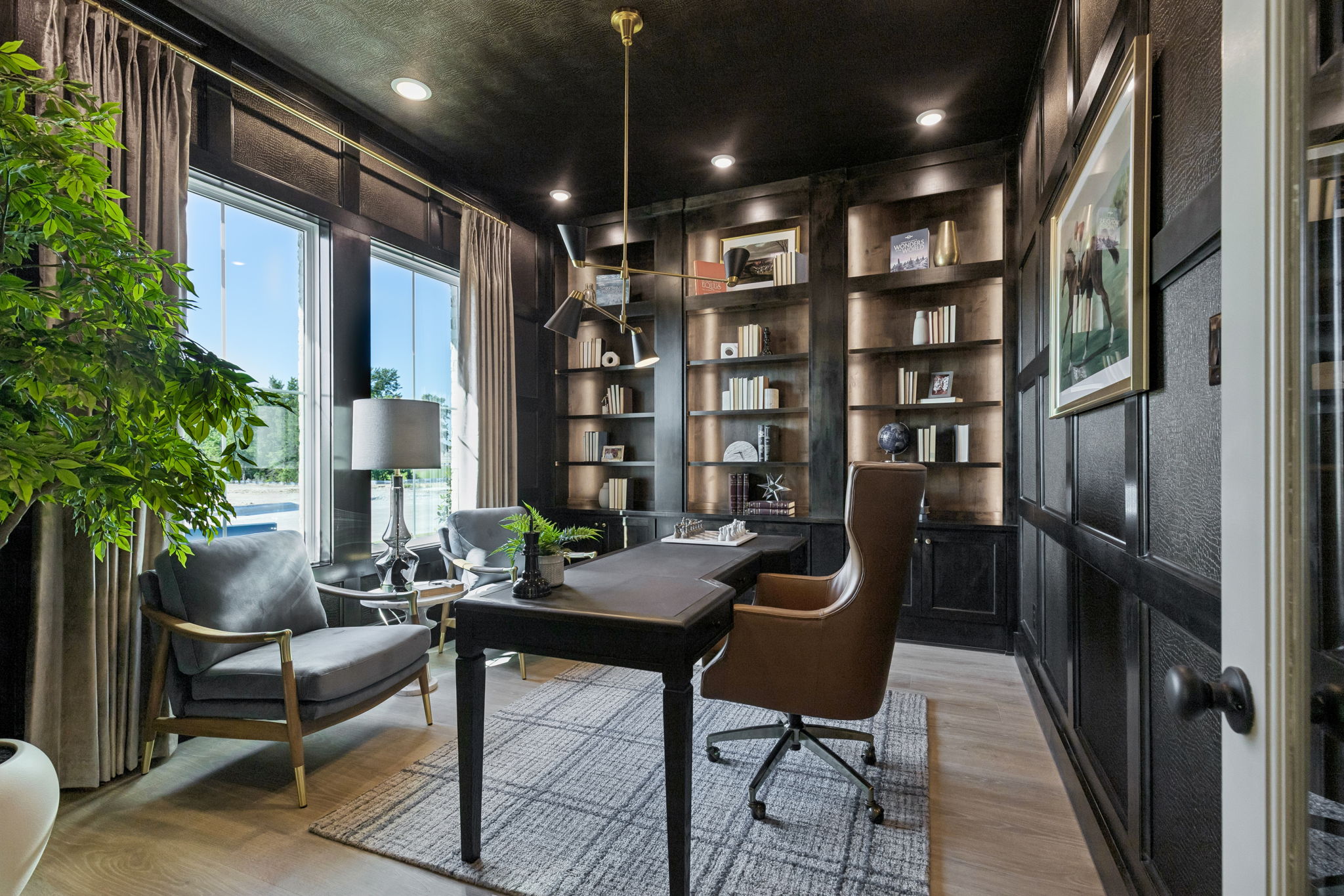 Study in the Rainwater Crossing model home in Celina, TX.