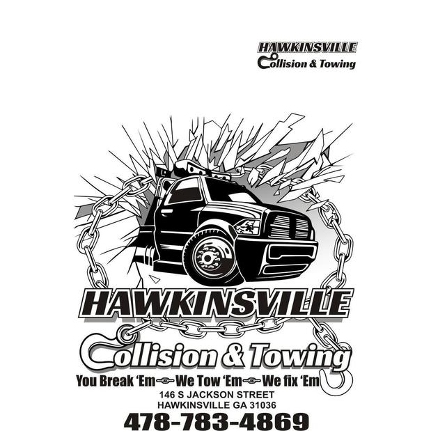Hawkinsville Collision & Towing Logo