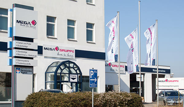 Standortbild MEGA eG Magdeburg, Großhandel für Maler, Bodenleger und Stuckateure