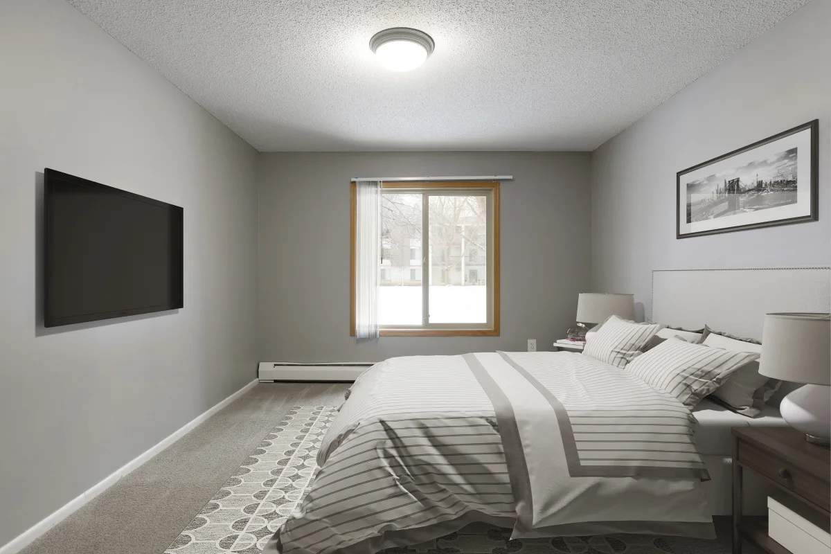 Bedroom at Pebblebrook Flats