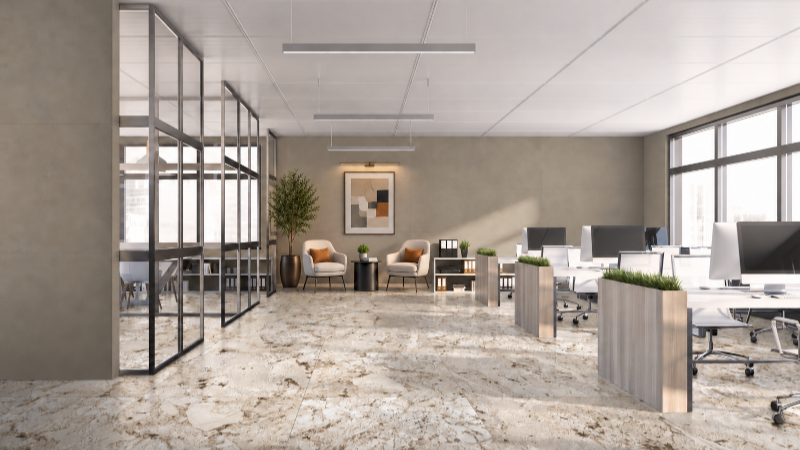 The Nature Mood series is available in two neutral toned granite look designs available in a Silk fi 