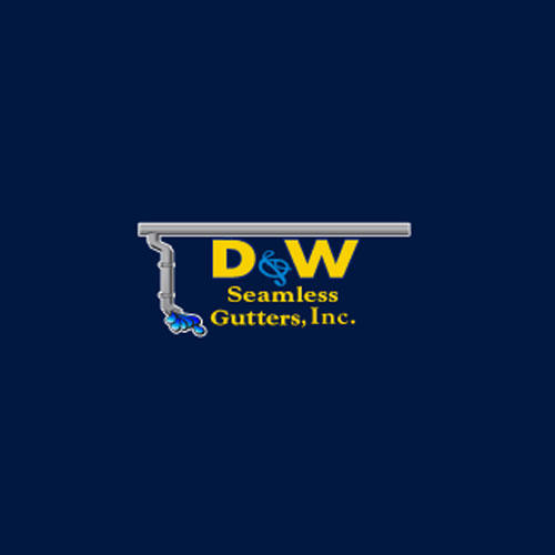 D & W Seamless Gutters Logo