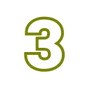 Number 3 icon.
