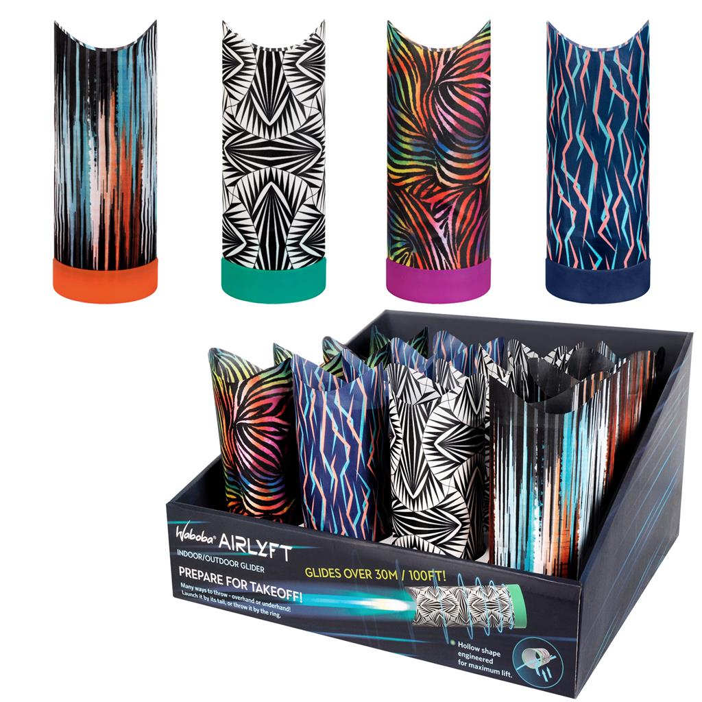 Airlyft From Waboba &ndash; This new outdoor glider flies high and far &ndash; over 100 ft! From Waboba, for ages 6 yrs-teen.