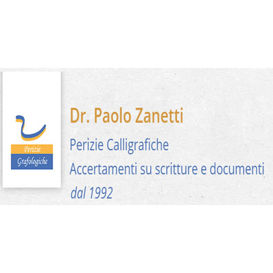 Perizie Calligrafiche - Dott. Paolo Zanetti Logo