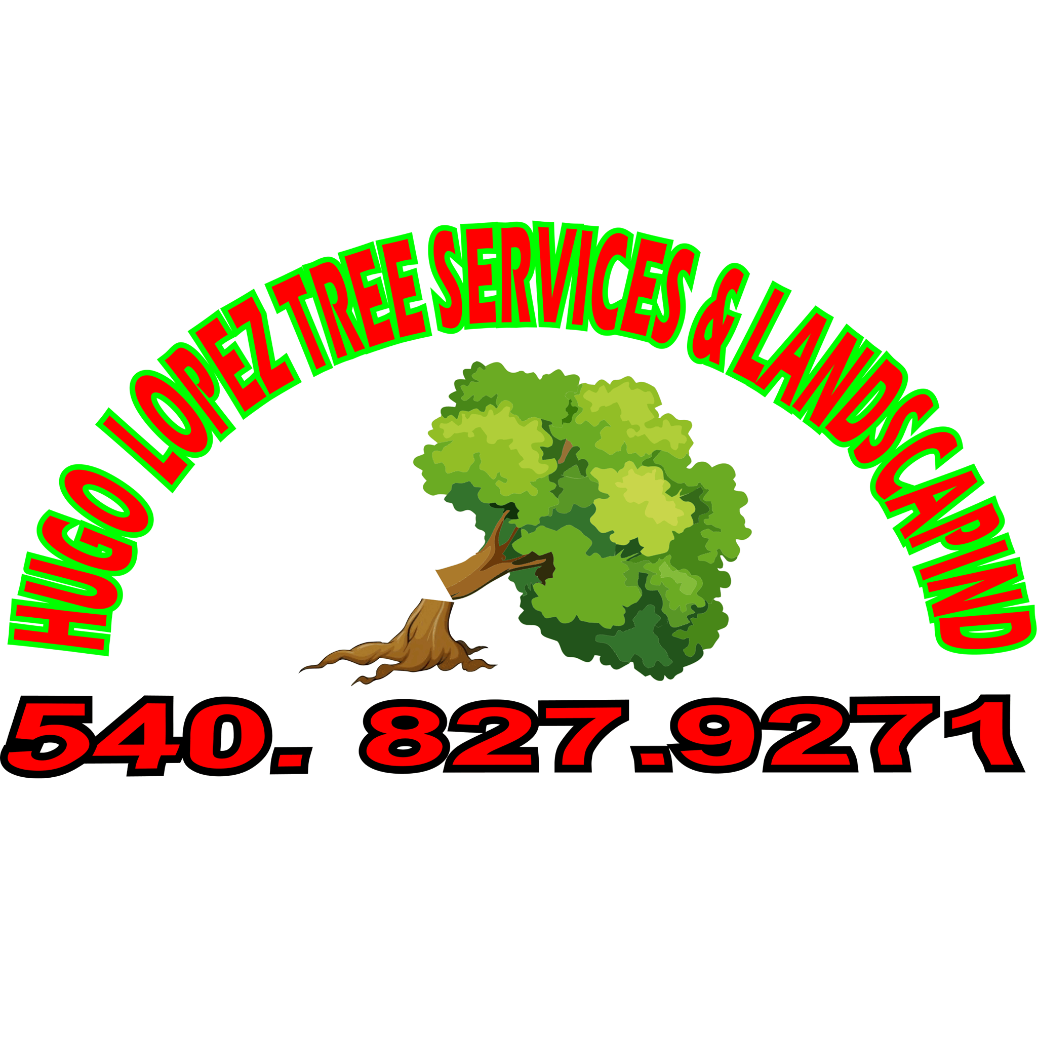 Hugo Tree Service &amp; Landscaping Logo