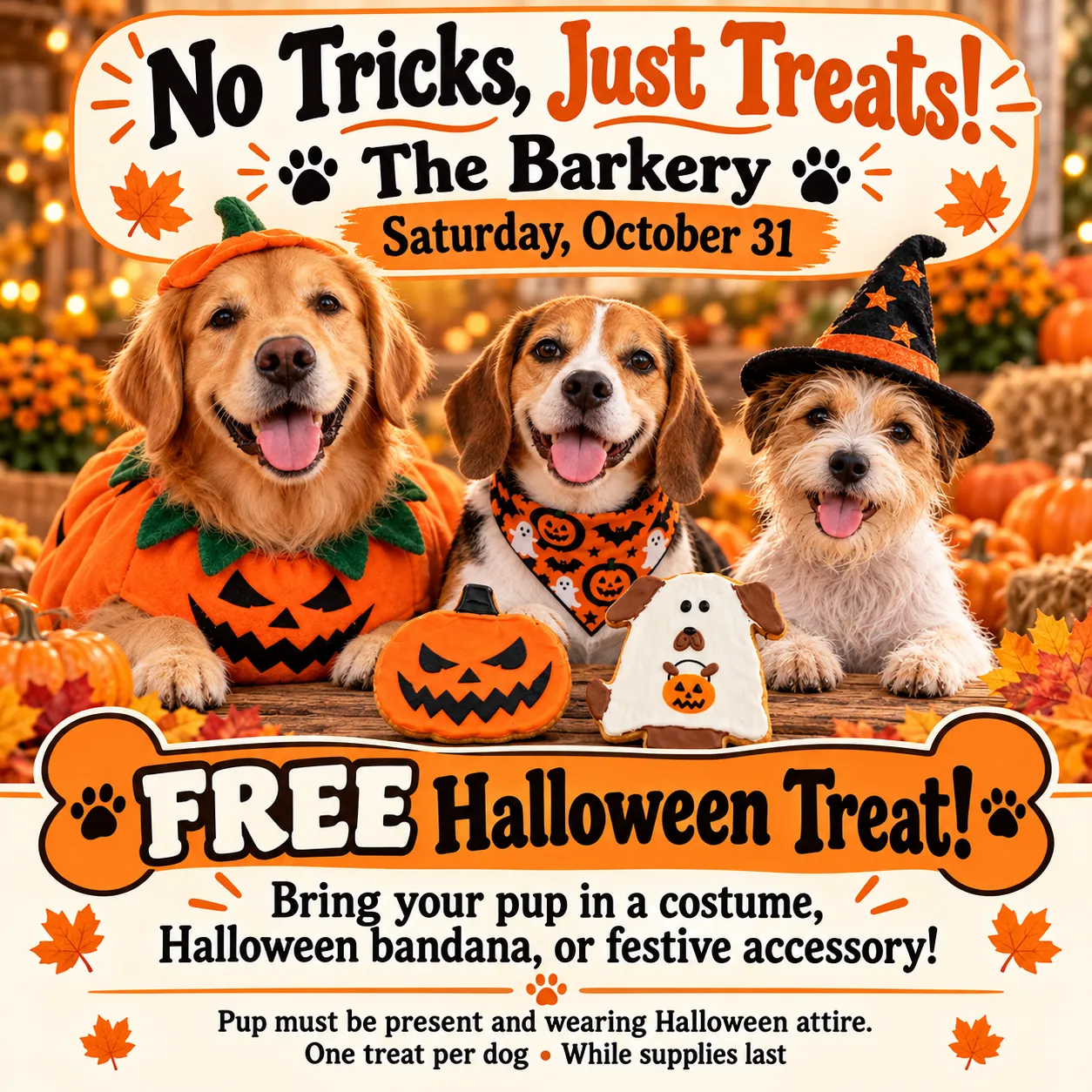 Image of Local Pet Event Happy Howloween! No Tricks, Just Treats! 🎃 🐾 Nearby