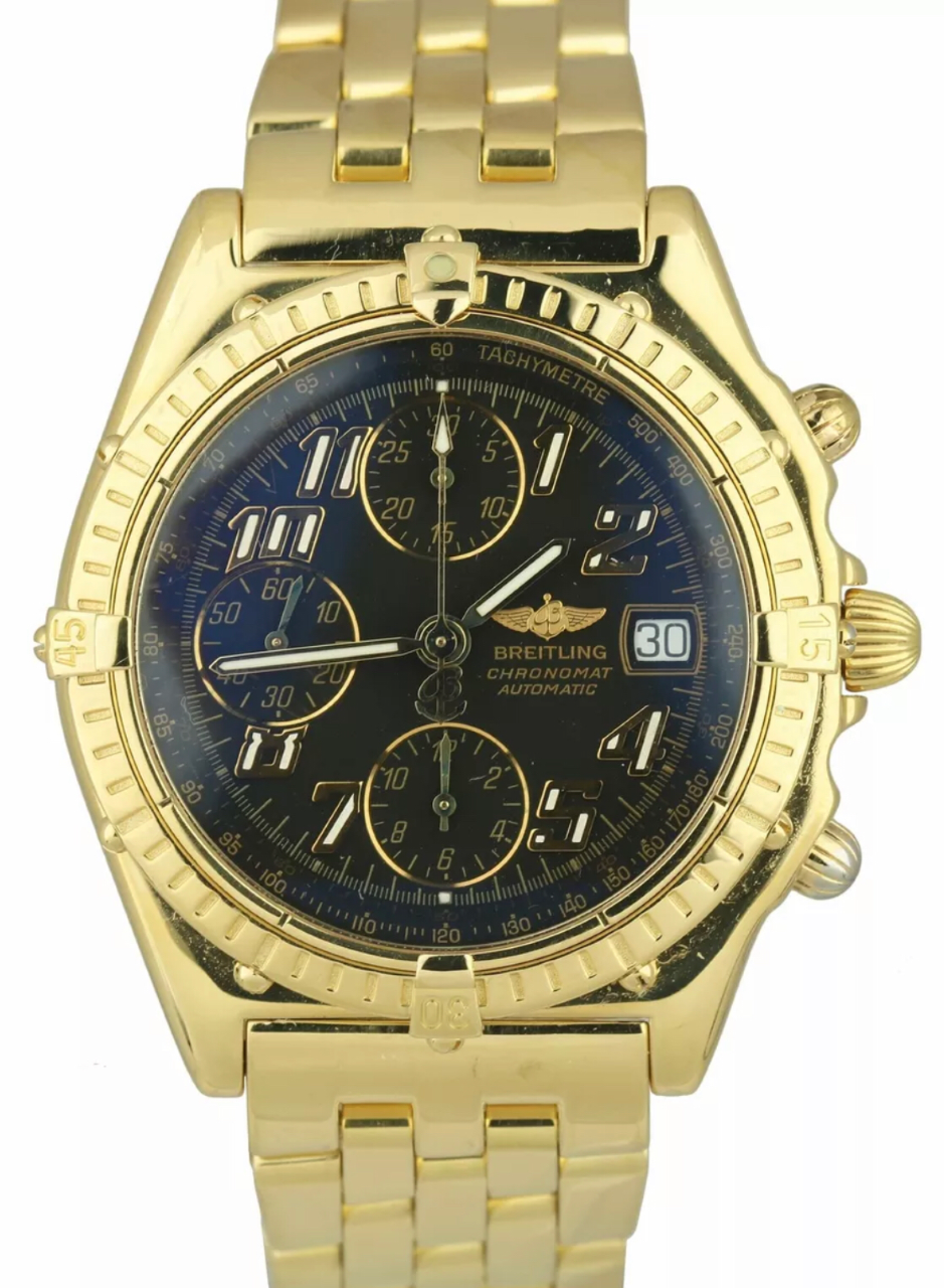Breitling Yellow Gold Collectors Coins & Jewelry Lynbrook (516)341-7355