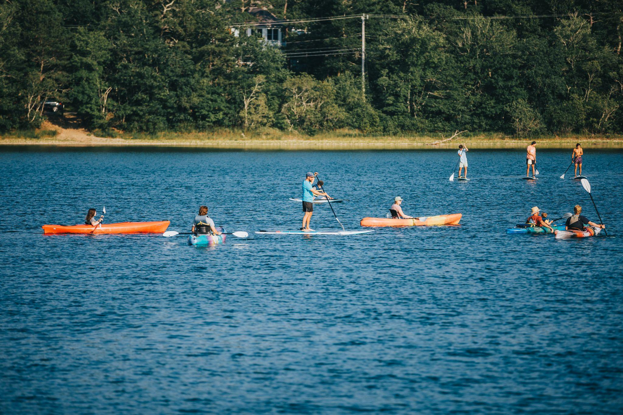 Paddleboarding and Kayaking on Cape Cod Massachusetts