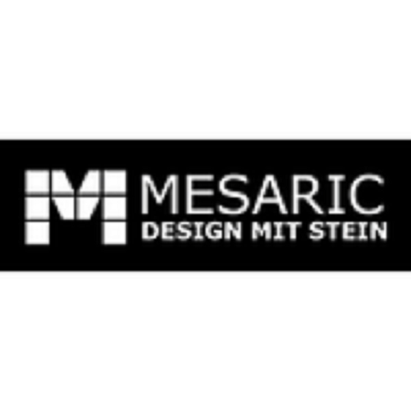 MESARIC Design mit Stein Logo
