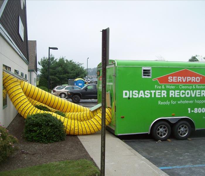 Commercial Drying Unit After Hurricane Irene