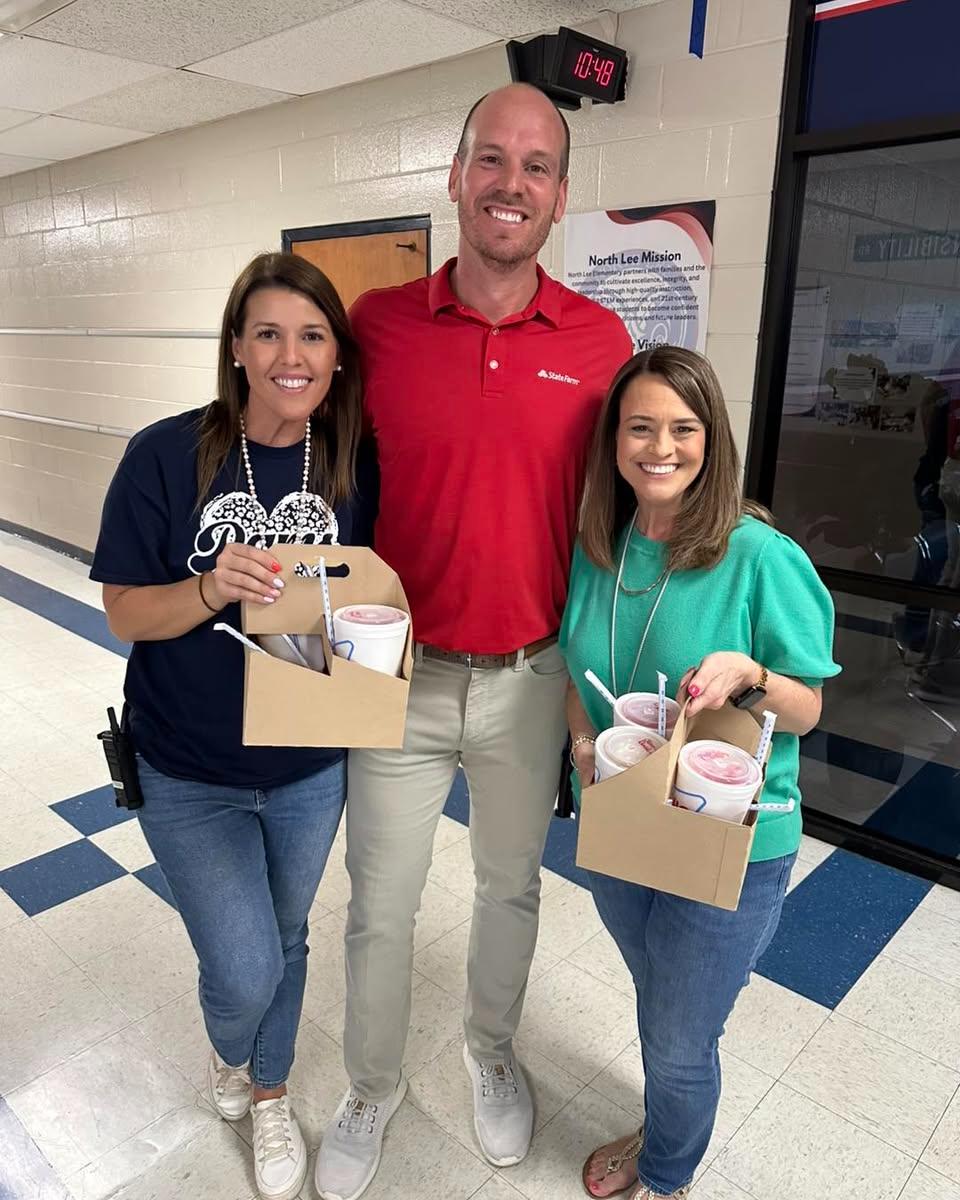 Fun morning handing out Sonic drinks at N Lee Elementary to hardworking teachers and staff. They earned it after a week of T Cap. We appreciate all you do.