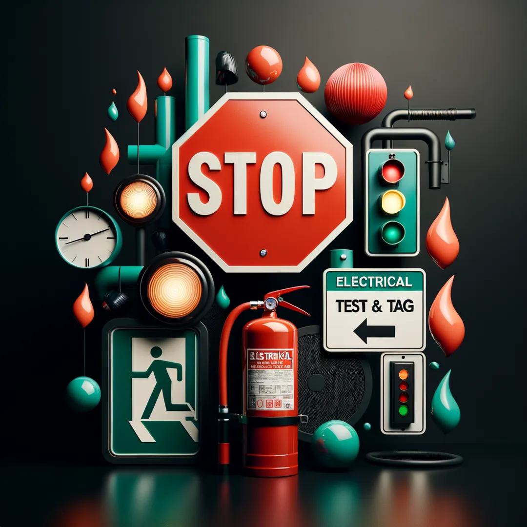Images ABC Test Tag & Fire