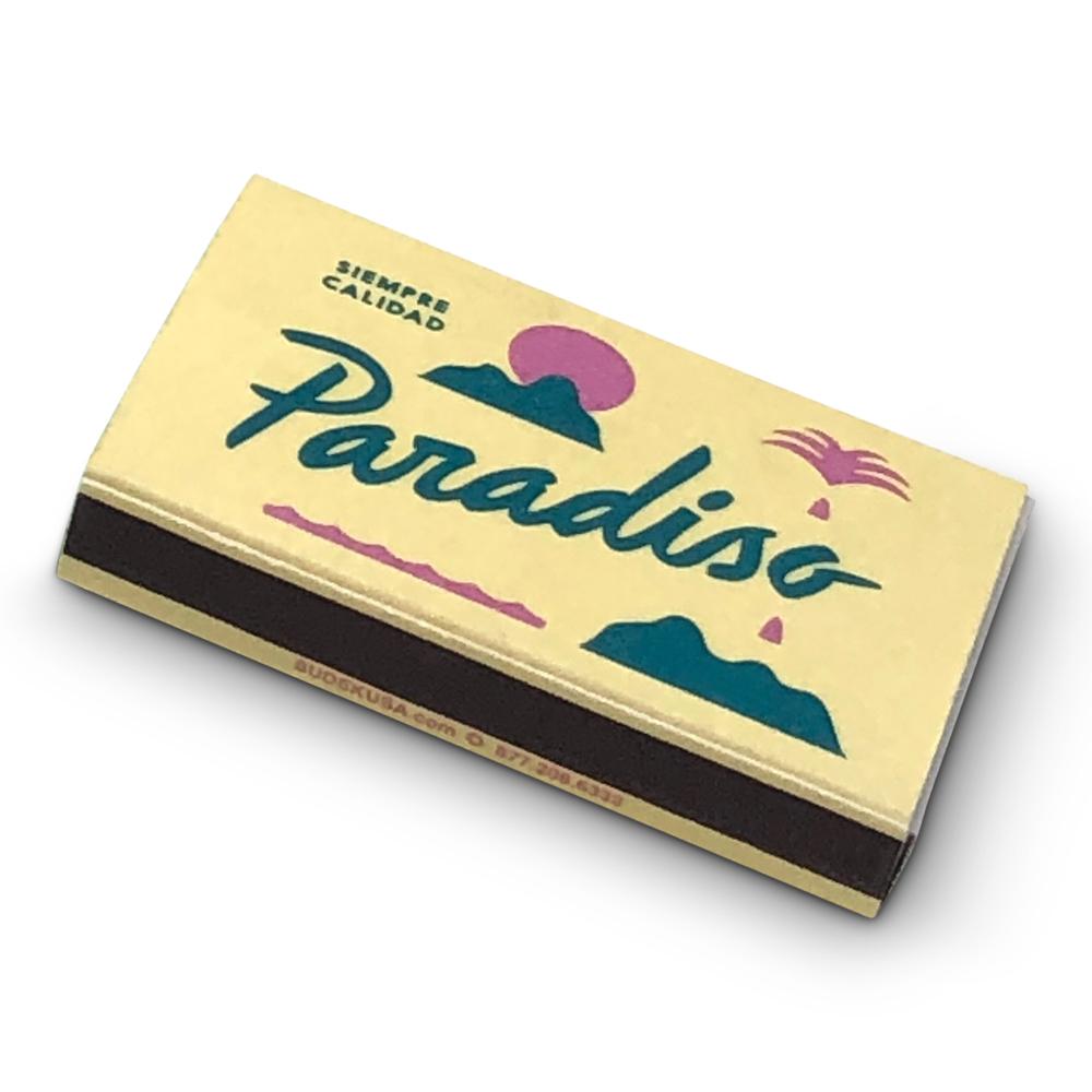 Matchbox for Paradiso. Branded merch by PLC Print.
