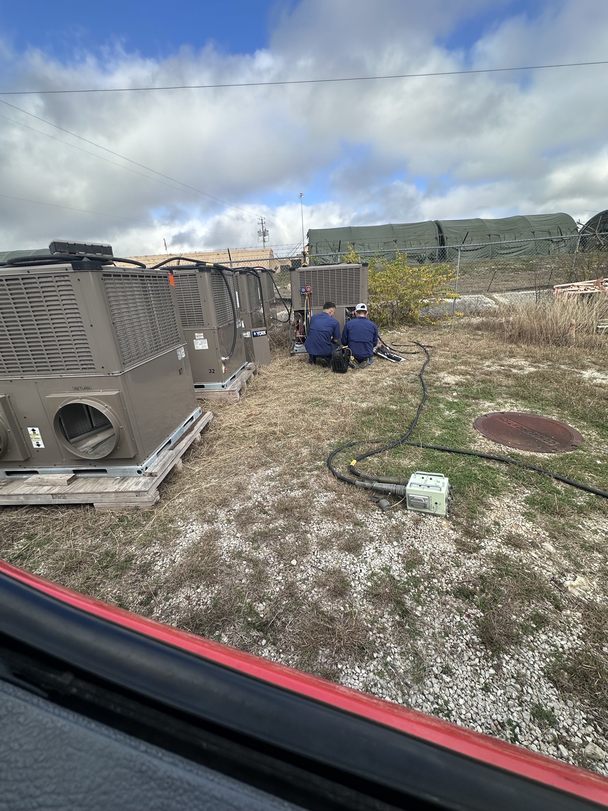 We can service all types of system, these military facilities have spare units needing repairs before they can return to service and continue supporting our troops.