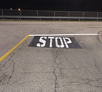 Pavement striping is imperative in keeping drivers and pedestrians safe. However, at night, pavement lines become increasingly difficult to see. One way to increase both driver and pedestrian safety is to embed glass beads in the striping.