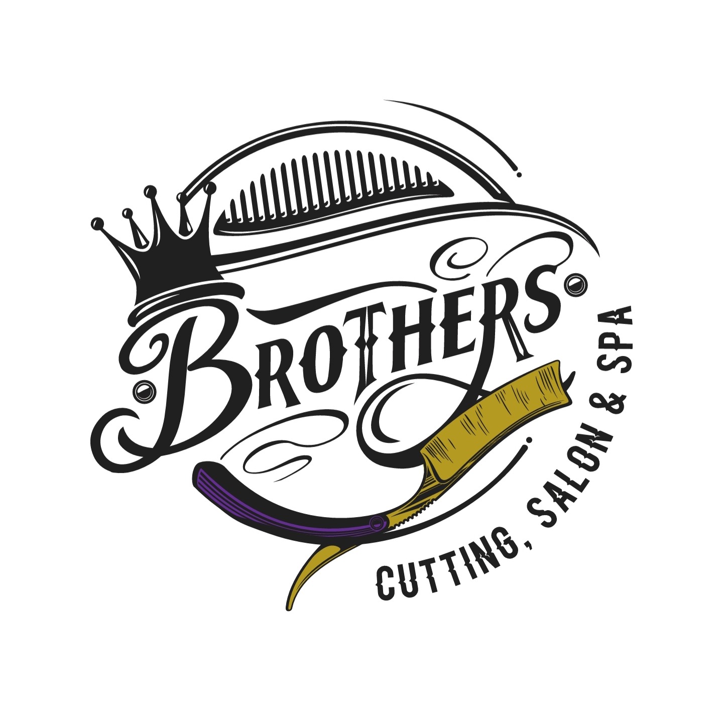 Brothers Cutting Salon & Spa Logo