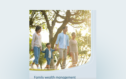 Cover of the family wealth guide.
