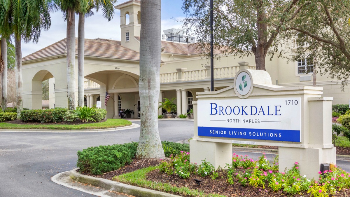 Brookdale North Naples Entrance