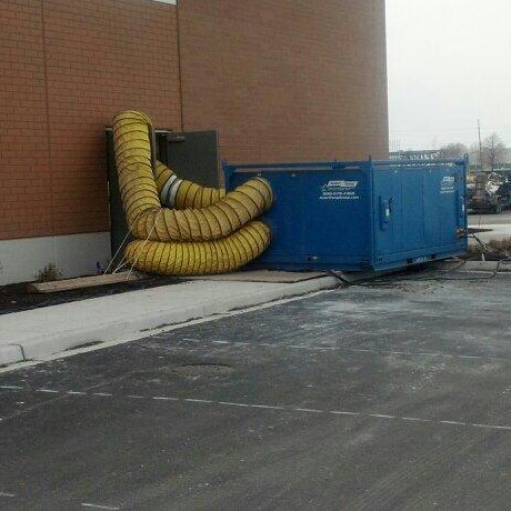 drying out a box store