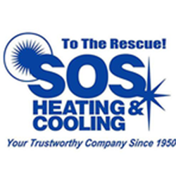 SOS Heating & Cooling Logo