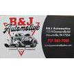 B & J Automotive Logo