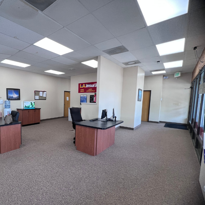 Interior of the L.A. Insurance Agency located at 15271 East Mississippi Ave. in CO