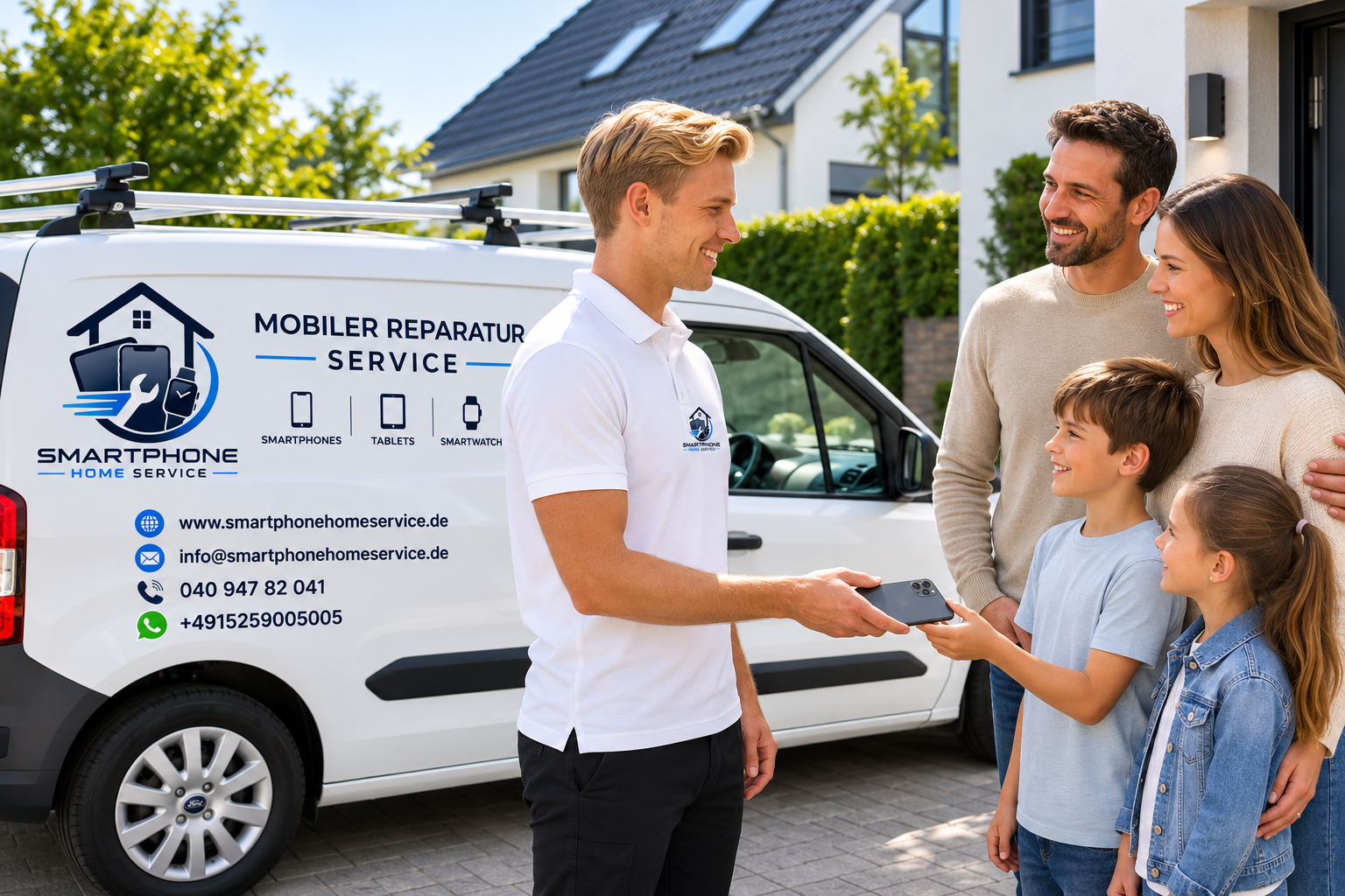 Smartphone Homeservice in Hamburg