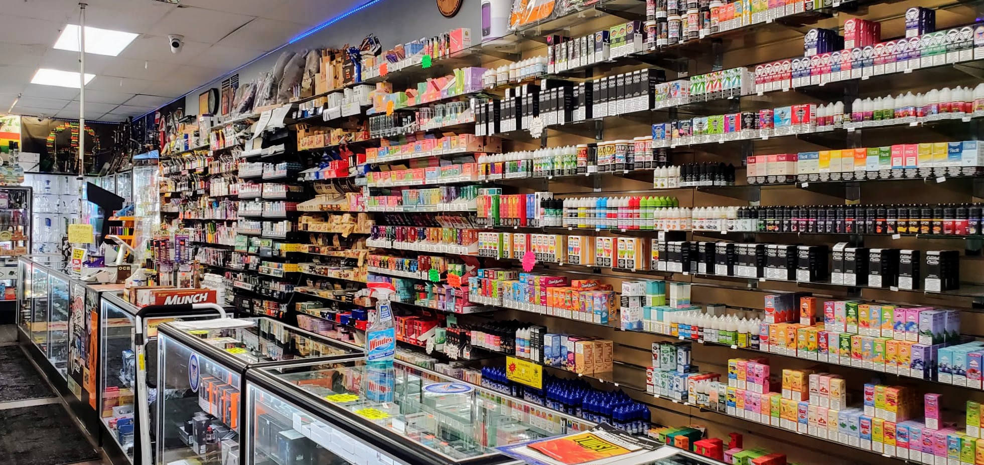 Huge selection of vaping products