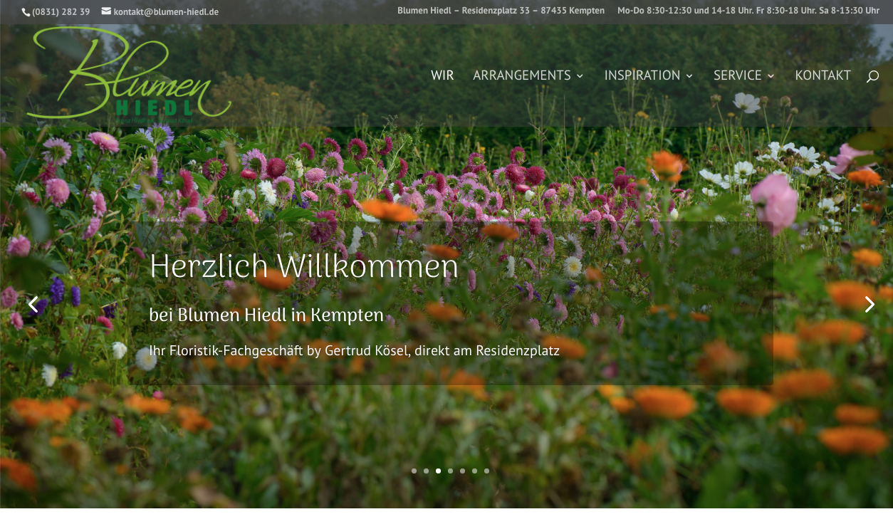 Bild 9 Floristweb in Kitzingen