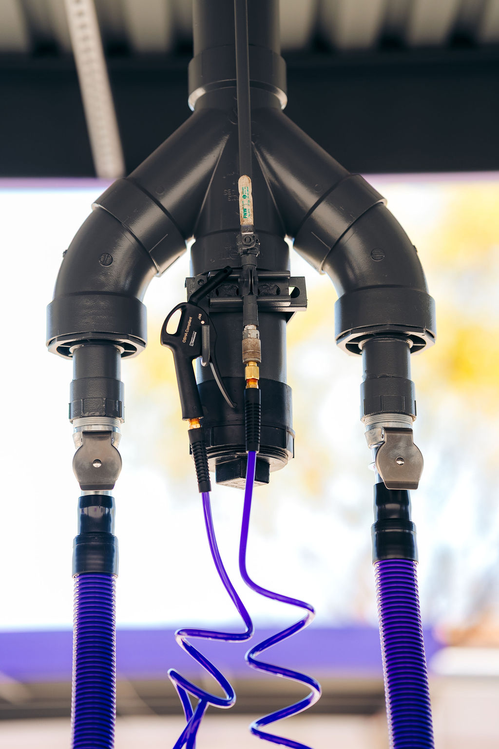 Complimentary high-powered vacuum equipment available for every DASH Car Wash customer. 