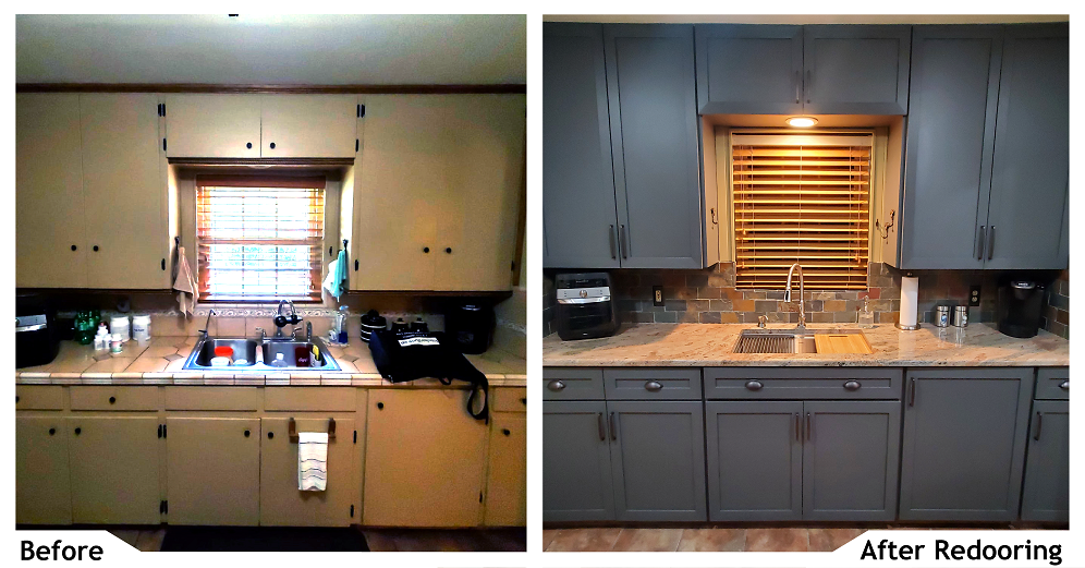 You do not have to go through the full kitchen remodel process. You can simply replace and #upgrade  Kitchen Tune-Up Savannah Brunswick Savannah (912)424-8907