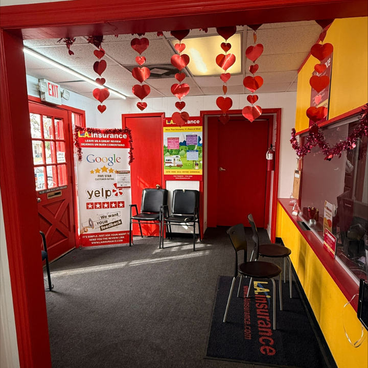 Interior of the L.A. Insurance Agency located at 13383 Louisville St in TX