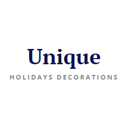 Unique Holidays Decorations Logo