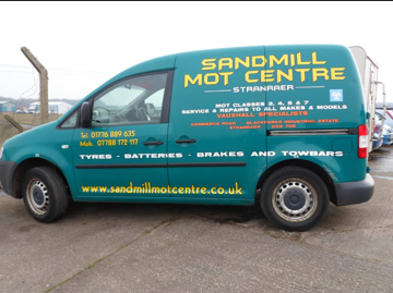 Sandmill Mot Centre Limited Stranraer 01776 889635