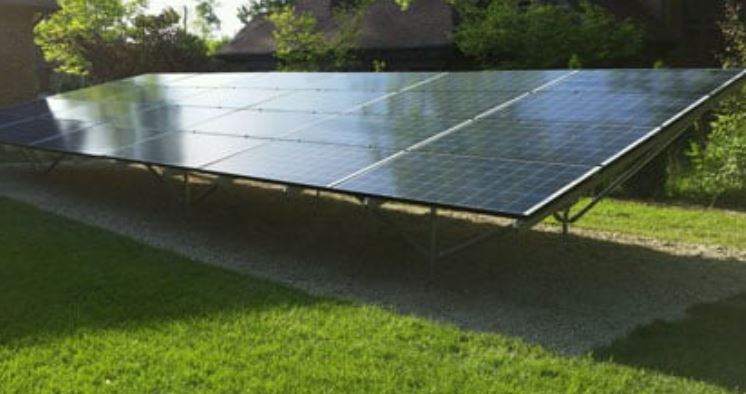 Free standing Solar Panels from Star City Solar LLC in Dayton, OH.