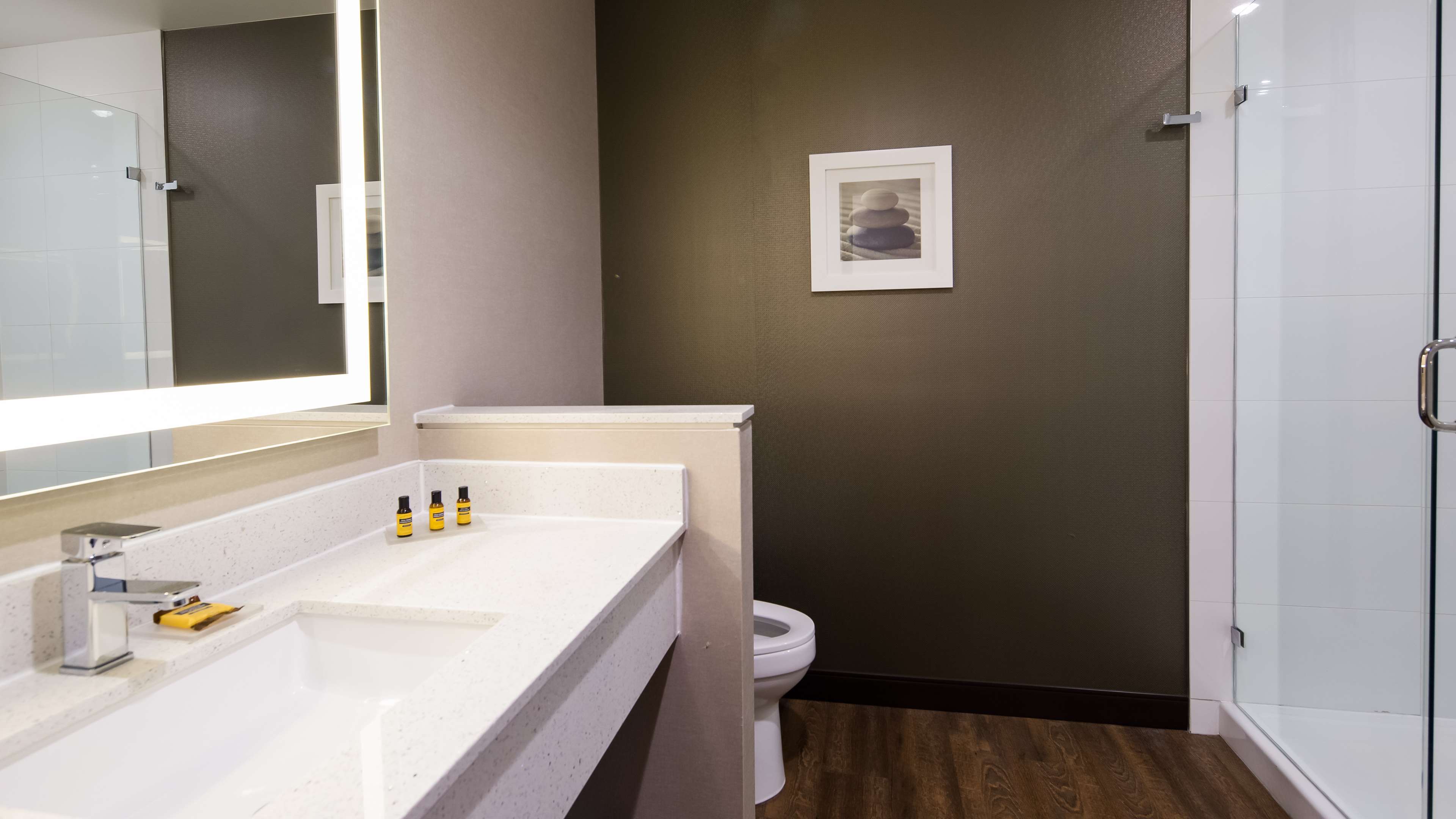 Guest Bathroom - shower Best Western Plus Hinton Inn & Suites Hinton (780)817-7000