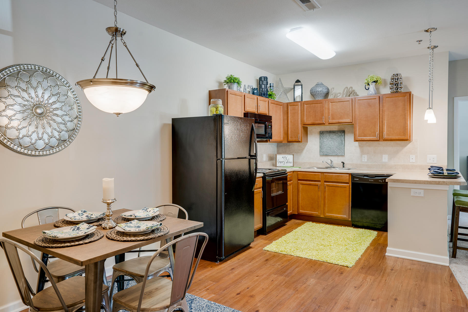 Open Concept Kitchen & Dining Room