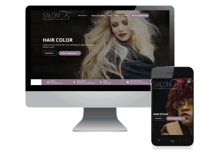 Beauty Salon - Branding, Design, Website Development